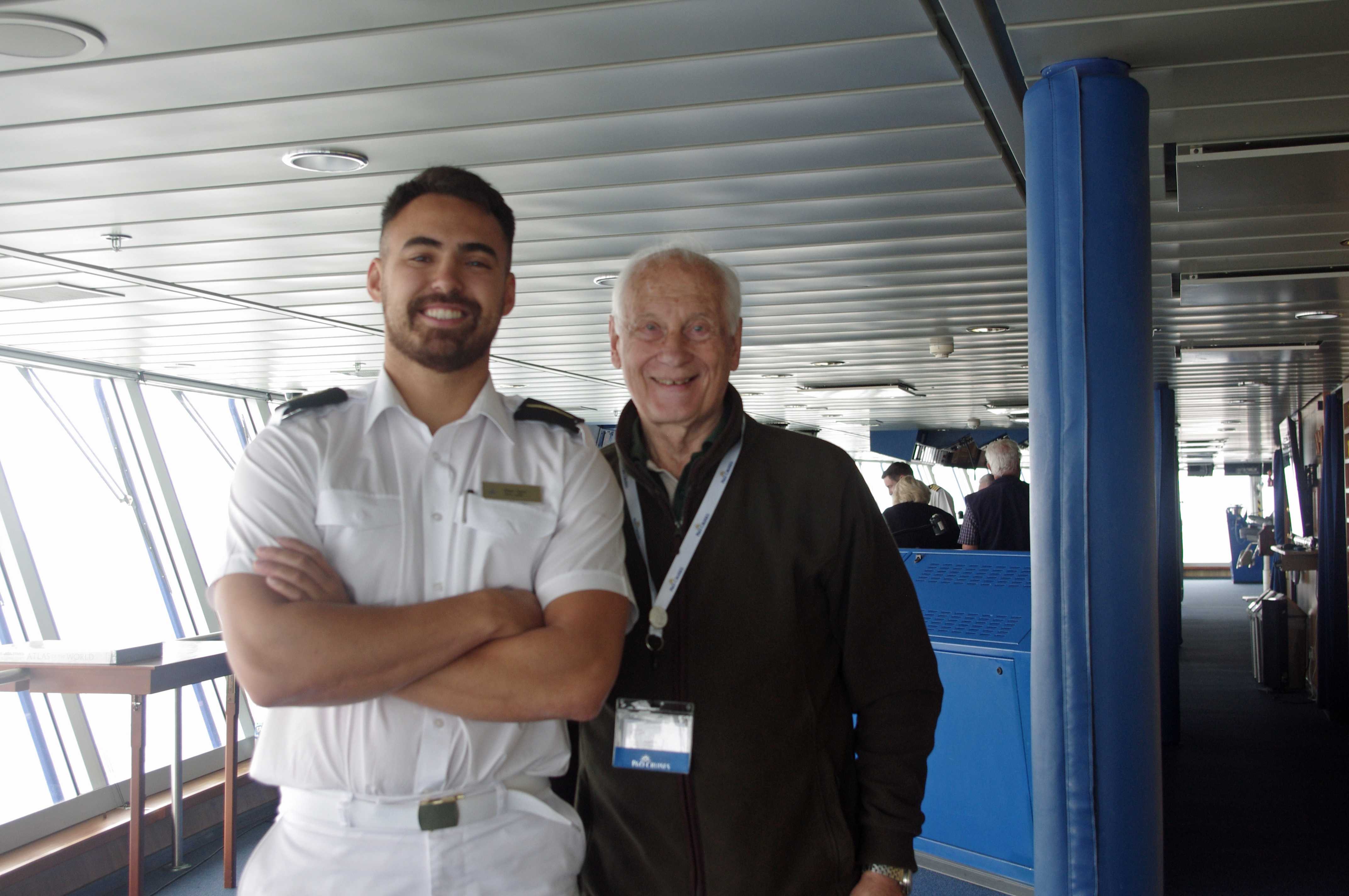Me and Cadet on the Bridge